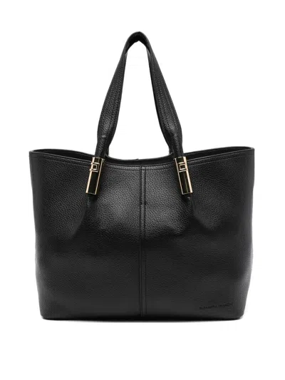 Elisabetta Franchi Shopping Bag In Black