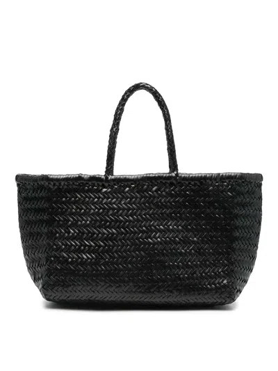 Dragon Diffusion Women Big Bamboo Triple Jump Basket Bag In Black