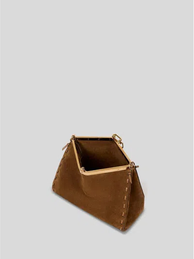 Etro Media Brown Sailing Bag In Brown