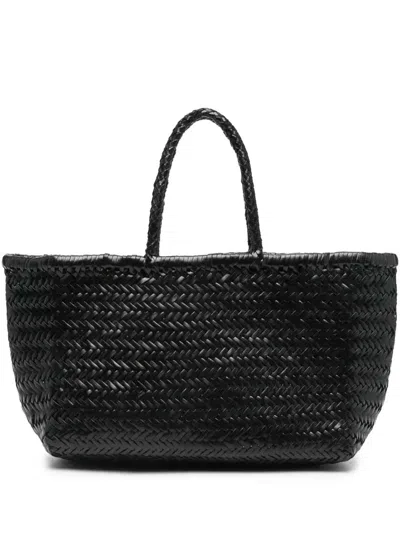 Dragon Diffusion Women Big Bamboo Triple Jump Basket Bag In Black