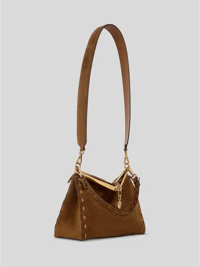 Etro Media Brown Sailing Bag In Brown