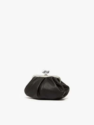 Weekend Max Mara Borsa A Tracolla Pasticcino In Montone Nera In Black