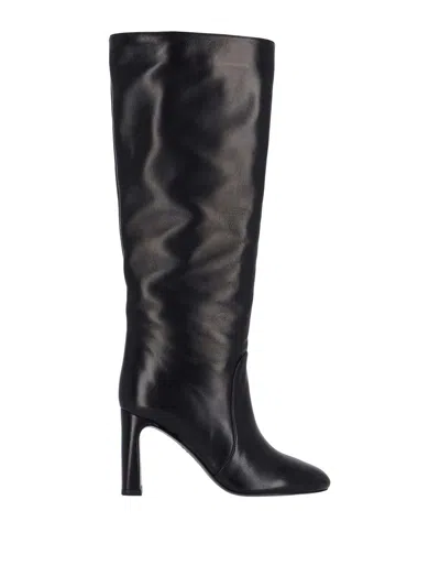 Stuart Weitzman 90mm Babette Boots In Black