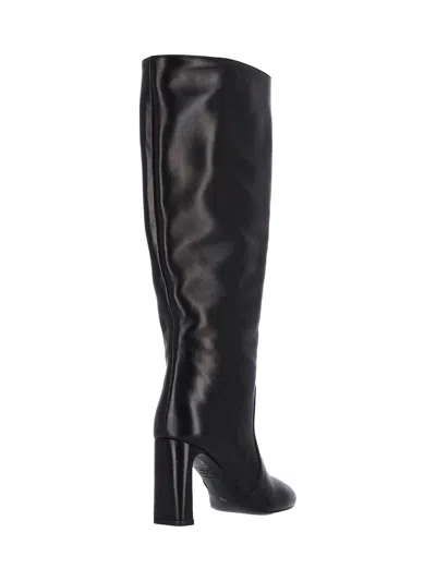 Stuart Weitzman 90mm Babette Boots In Black