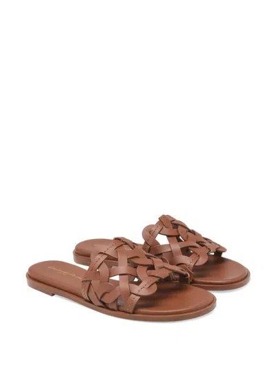 Gianvito Rossi Amalfi Sandal In Brown