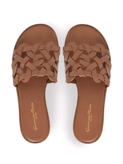 Gianvito Rossi Amalfi Sandal In Brown