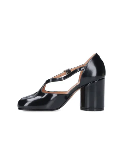 Maison Margiela Tabi Pump Sandals Woman Black In Black