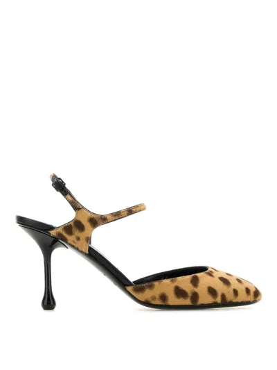 Jimmy Choo Leopard Print Calf Hair Stiletto Pumps In Brown
