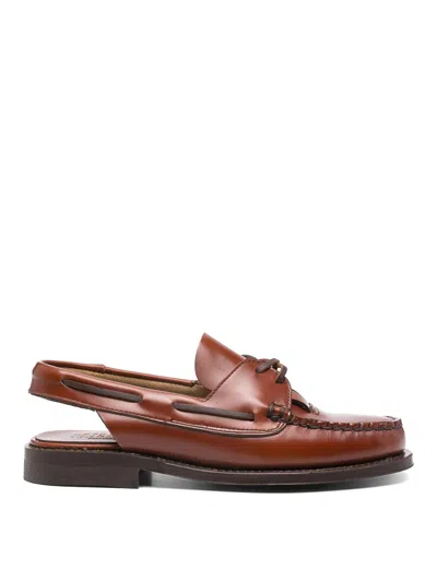 Hereu Women's Saler Slingback Loafer In Brown