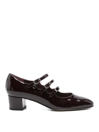 Carel Paris Kina Leather Pumps In Brown
