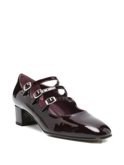 Carel Paris Kina Leather Pumps In Brown