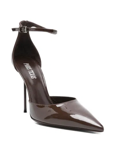 Paris Texas Women Brown Leather Pumps, 8.5 Luxury Pumps & Heels For Women Darveys