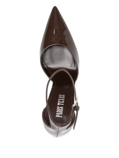 Paris Texas Women Brown Leather Pumps, 8.5 Luxury Pumps & Heels For Women Darveys