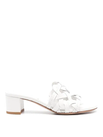 Gianvito Rossi Women's Slide Sandal 45mm In White