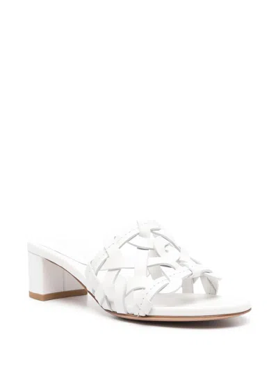 Gianvito Rossi Women's Slide Sandal 45mm In White