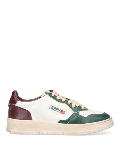 Autry Leather-panelled Sneakers In Multi
