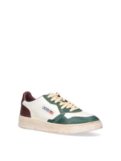Autry Leather-panelled Sneakers In Multi