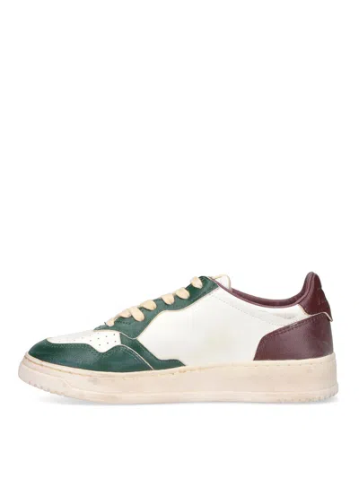 Autry Leather-panelled Sneakers In Multi