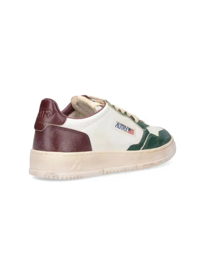 Autry Leather-panelled Sneakers In Multi