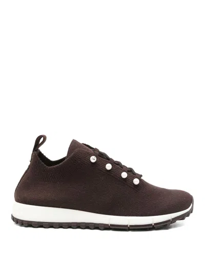 Jimmy Choo Veles Sneakers In Brown