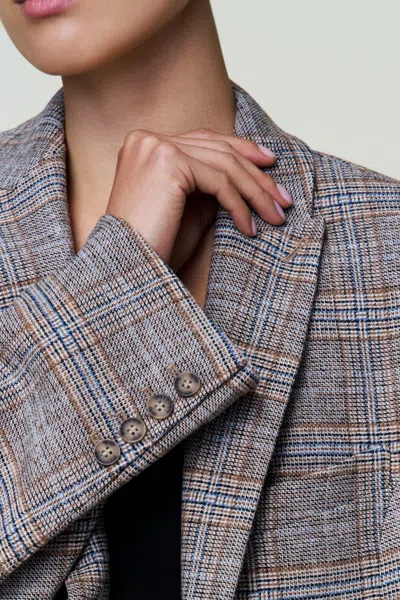 Danielle Guizio Ny The Perfect Oversized Tarten Blazer In Gray