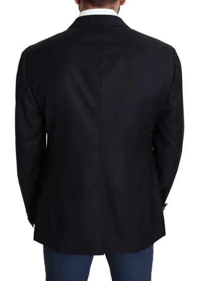 Dolce & Gabbana Black Wool Single Breasted Napoli Blazer In Black
