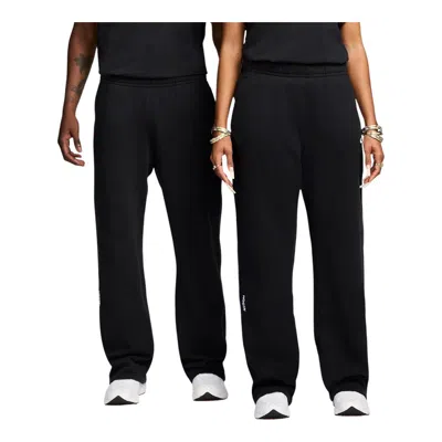 Nike Men's Nocta Nocta Fleece Cs Open-hem Sweatpants In Black