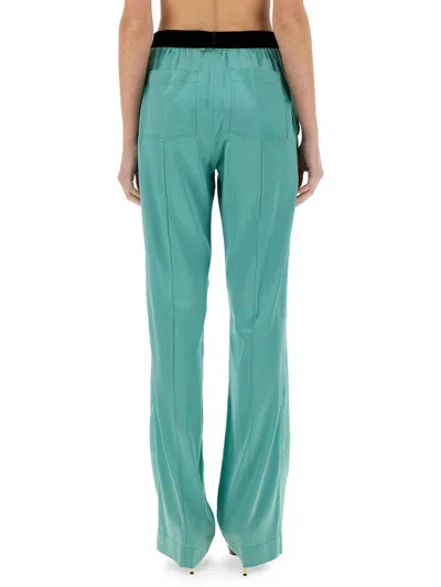 Tom Ford Pj Stretch Pants In Green