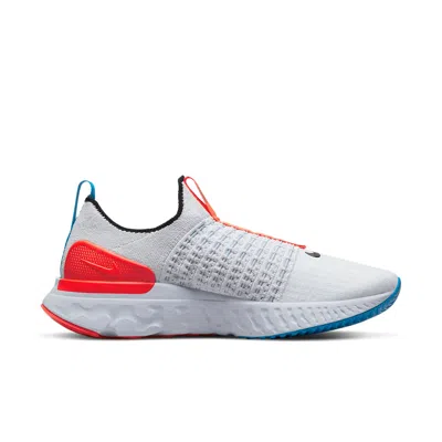 Nike (wmns)  React Phantom Run Flyknit 2 'grey Bright Crimson' In Multi