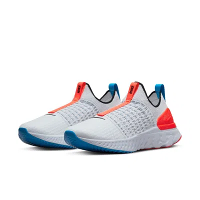 Nike (wmns)  React Phantom Run Flyknit 2 'grey Bright Crimson' In Multi