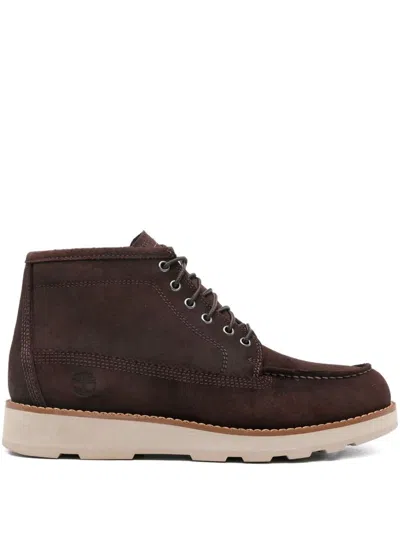 Timberland Chukka Lace-up Suede Boots In Brown