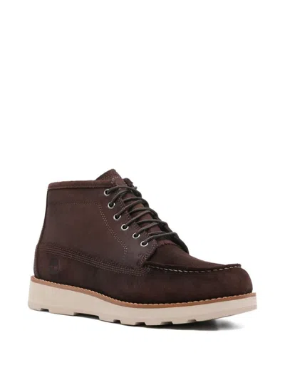 Timberland Chukka Lace-up Suede Boots In Brown