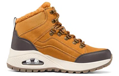 Skechers (wmns)  Uno Rugged 'winter Feels - Wheat' In Orange
