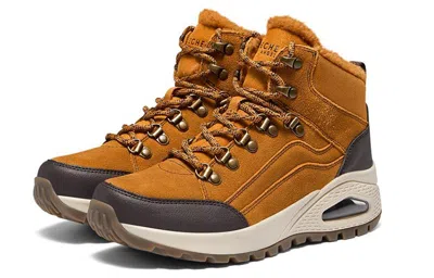 Skechers (wmns)  Uno Rugged 'winter Feels - Wheat' In Orange