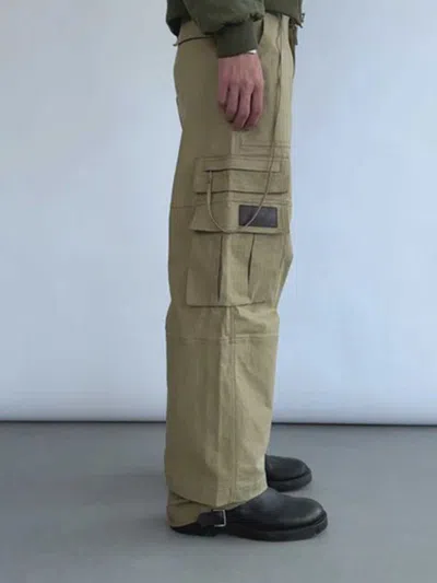 Carrer Cobalt Cargo Pants In Nude