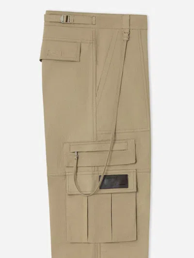 Carrer Cobalt Cargo Pants In Nude