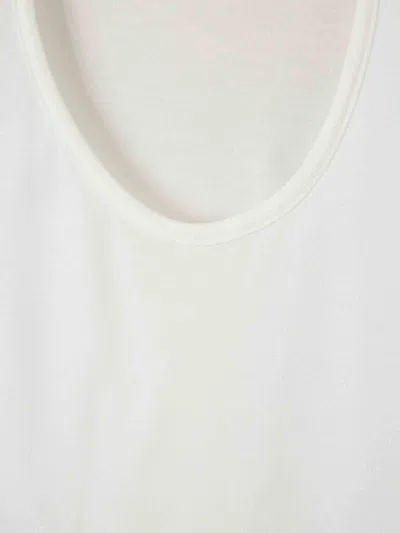 Carrer Doria Double Layer T-shirt In White