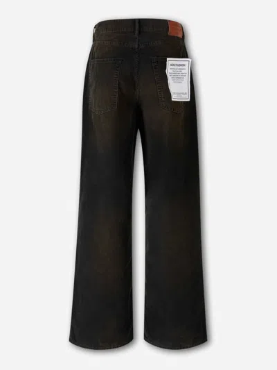 Acne Studios Wide Leg Corduroy Trousers In Brown