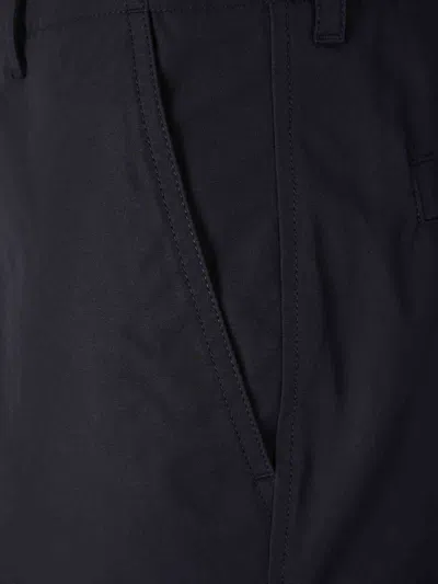 Stone Island Wide Cargo Trousers In Blue