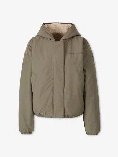 Canada Goose Alberni Fleece Jacket In Neutral