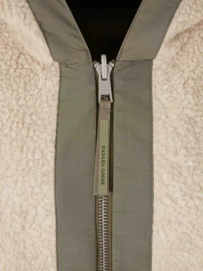 Canada Goose Alberni Fleece Jacket In Neutral