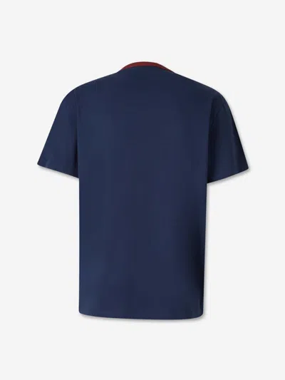 Alexander Mcqueen Round Neck T-shirt In Blue