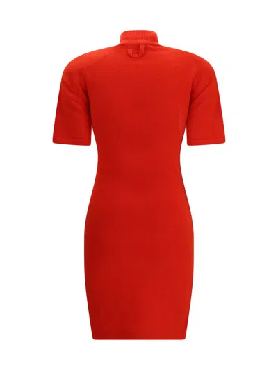 Jacquemus Red La Robe Maille Castagna Dress In Red