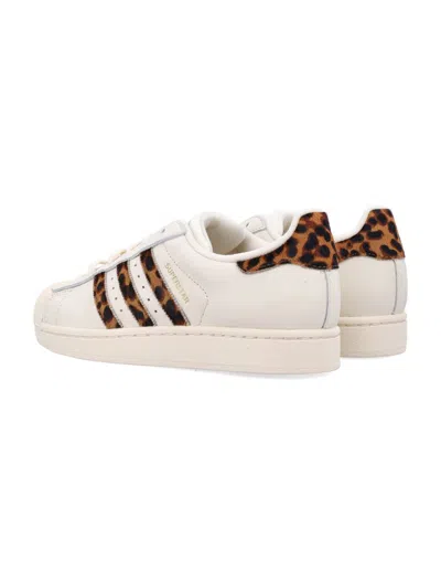 Adidas Originals Superstar Ii Leather Woman's Sneakers In White