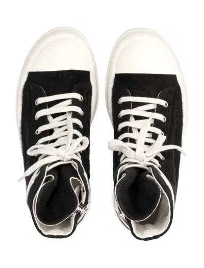 Rick Owens Drkshdw Black Porterville Double Bumper Sneaks Sneakers In Black