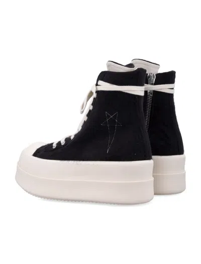 Rick Owens Drkshdw Black Porterville Double Bumper Sneaks Sneakers In Black