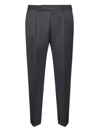 Pantaloni Torino Rebel Wool Tailored Trousers Clothing In Gray