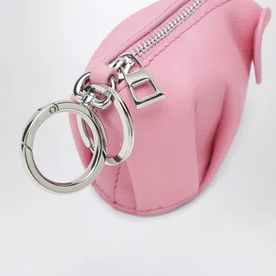 Loewe Keyholder With Coin Pouch Elephant In Pink