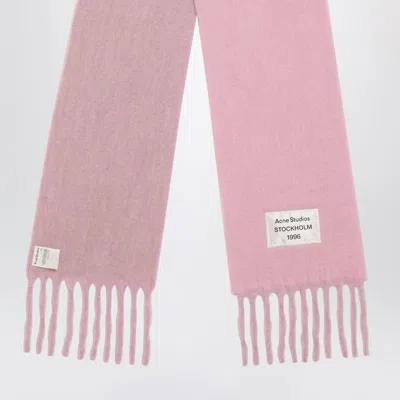 Acne Studios Pink/lilac Scarf In Wool And Alpaca Blend Women In Pink