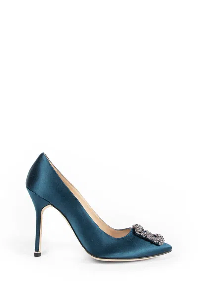 Manolo Blahnik Hangisi Pumps 105 In Animal Print